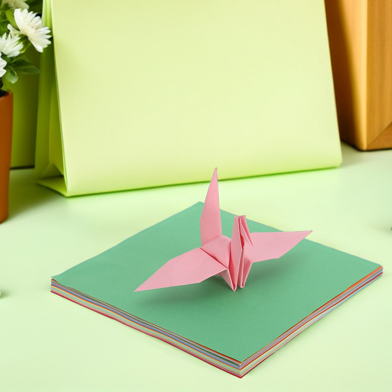 Art Craft Easy With Paper - 300 قطعة من ورق الأوريجامي الملون