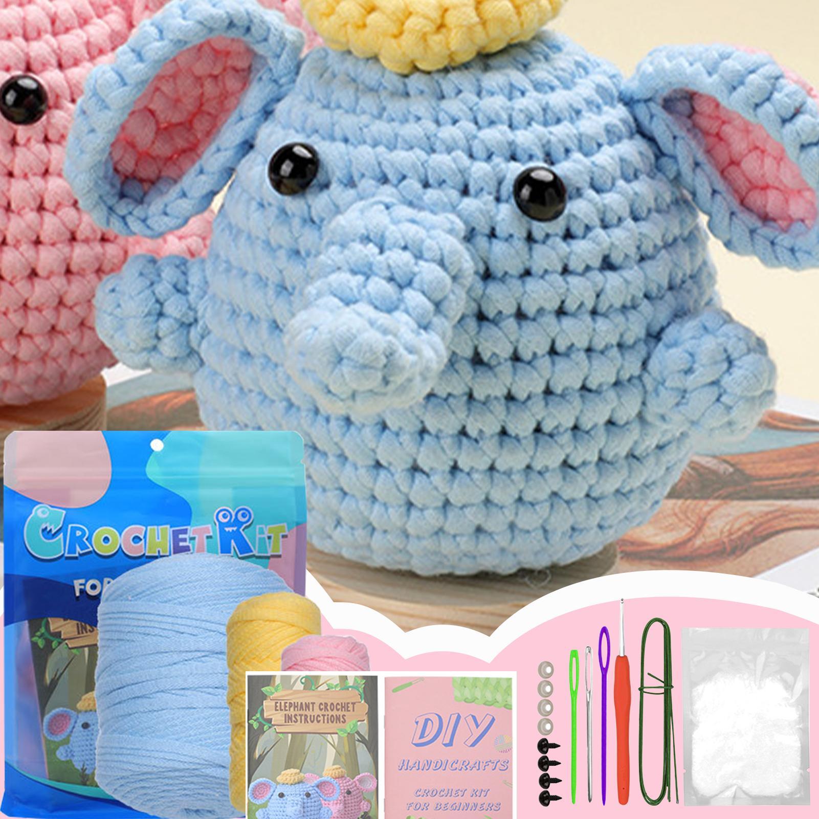 Art Craft Elephant - الكروشيه كاتب كيت اليدوية الفيل الحياكة
