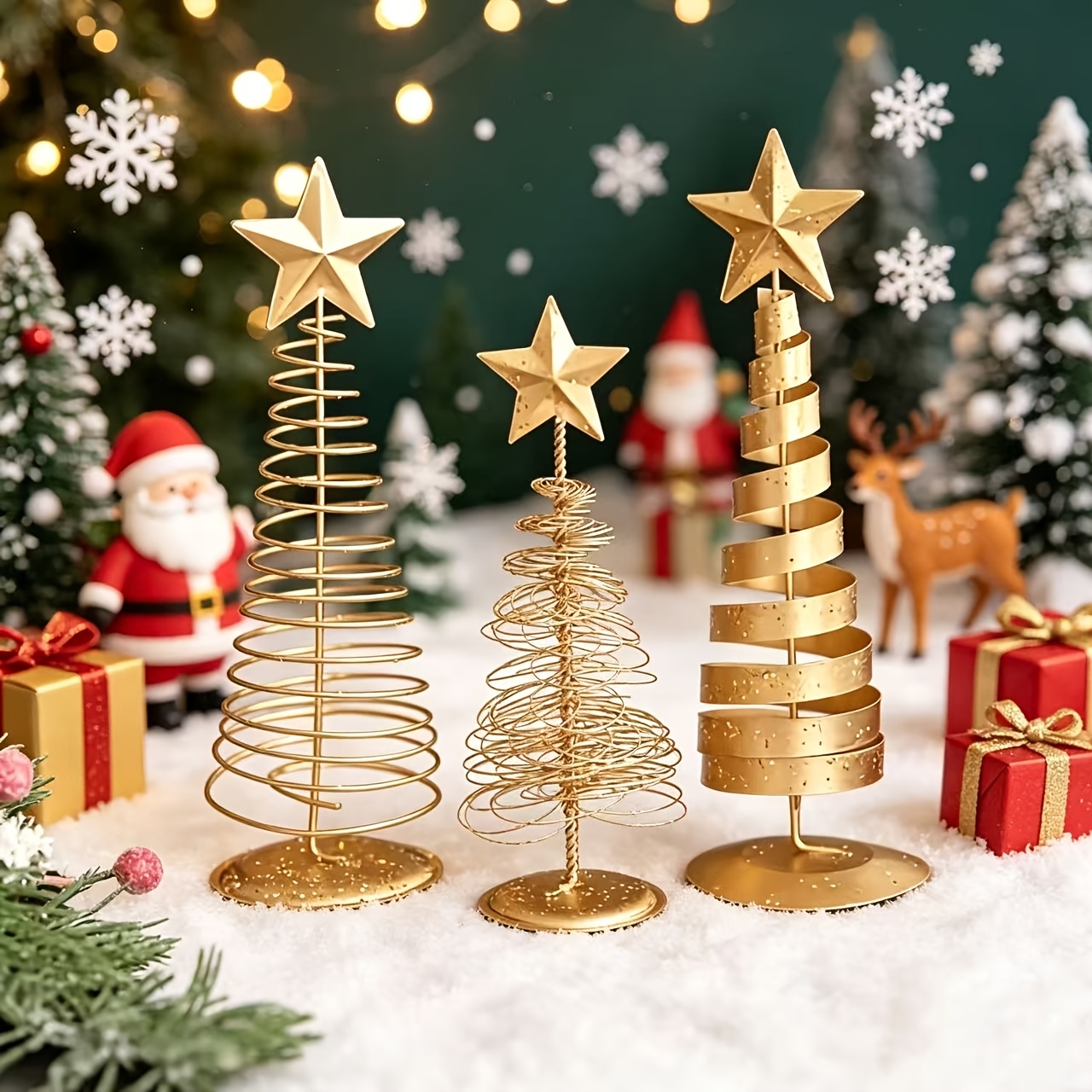Art Craft Christmas Tree - 3 قطع من أشجار عيد الميلاد