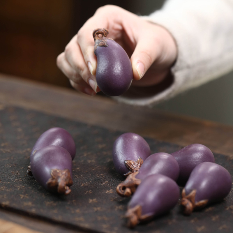 Art And Craft Vegetable - الأرجواني الرمال الباذنجان الشاي الحيوانات الأليفة