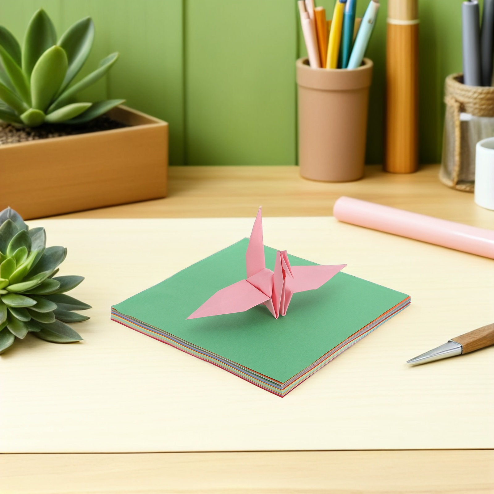 300 قطعة من ورق الأوريجامي الم - مراجعة Art Craft Easy With Paper وسعره