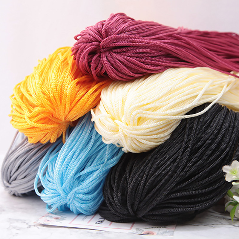 200 متر 3 مللي متر الحياكة الن - مراجعة Macrame Cord Cotton وسعره