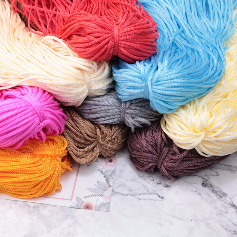 200 متر 3 مللي متر الحياكة الن - مراجعة Macrame Cord Cotton وسعره