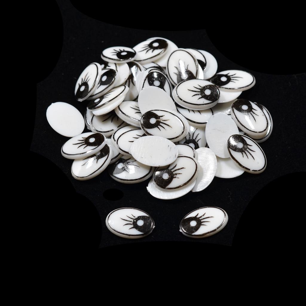 عيون بلاستيكية بيضاوية مسطحة ب - مراجعة Art Craft Eyes وسعره