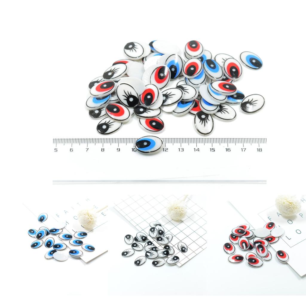 عيون بلاستيكية بيضاوية مسطحة ب - مراجعة Art Craft Eyes وسعره