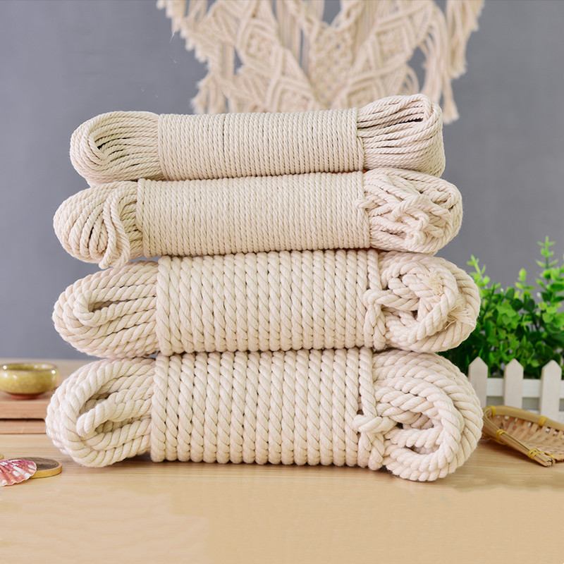 1-25 متر القطن الطبيعي حبل مجد - مراجعة Macrame Cord Cotton وسعره