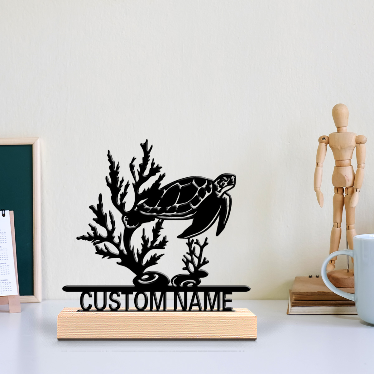 تمثال سلحفاة بحرية تجريدي مخصص - مراجعة Art Craft Home وسعره