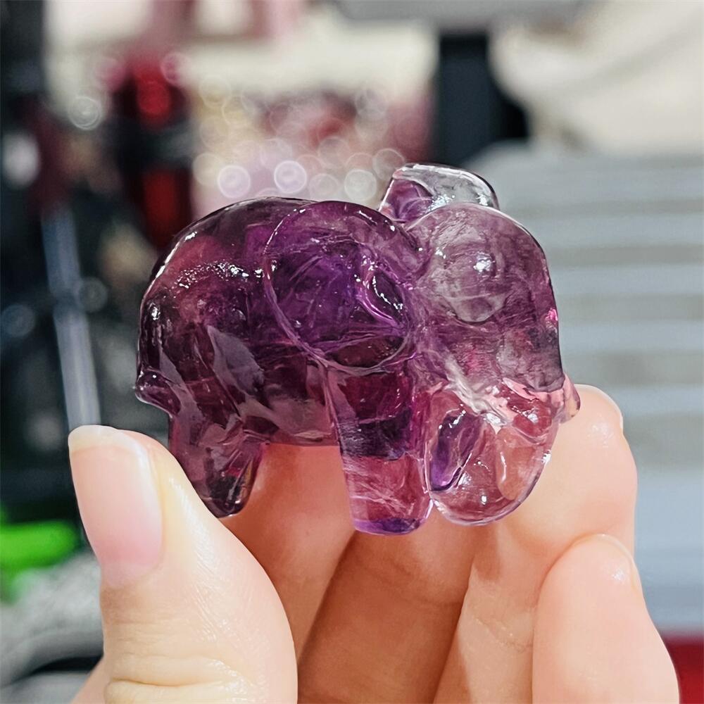 قطعتان من كريستال الفلوريت الم - مراجعة Art Craft Elephant وسعره