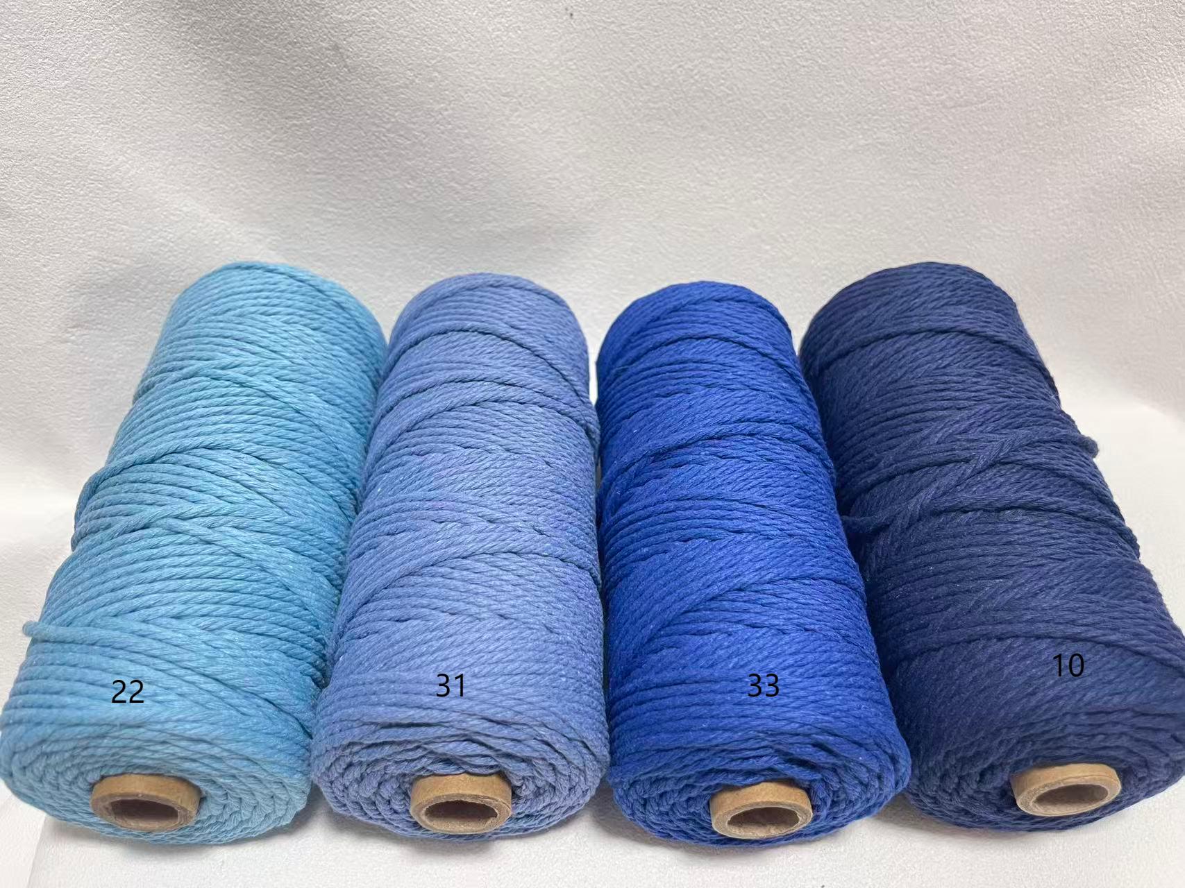حبل ماكراميه طبيعي 3 مم متعدد  - مراجعة Macrame Cord Cotton وسعره