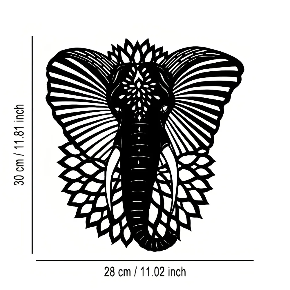 لوحة جدارية معدنية على شكل أنف - مراجعة Art Craft Elephant وسعره