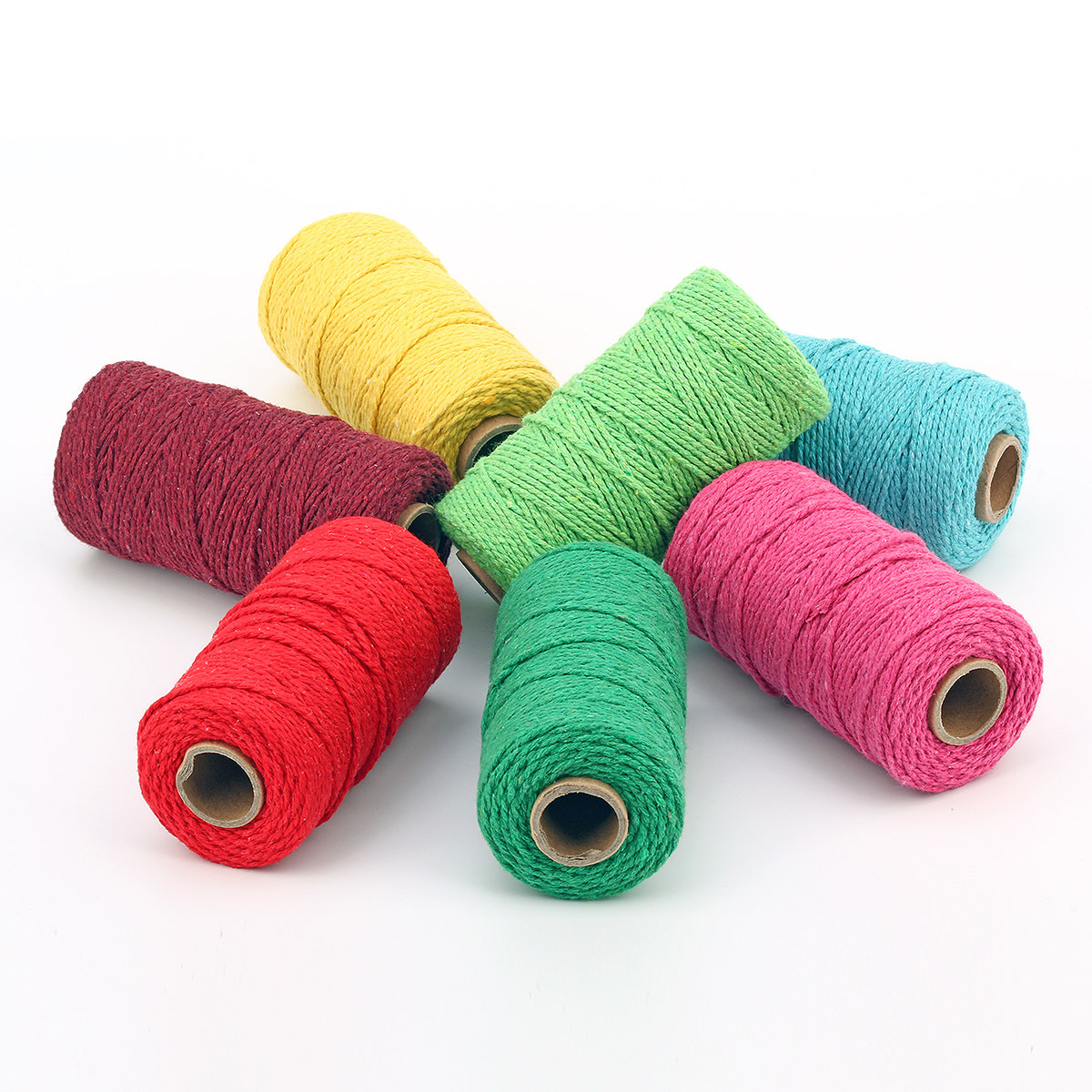 2 مللي متر حبل الملتوية الحبل  - مراجعة Macrame Cord Cotton وسعره