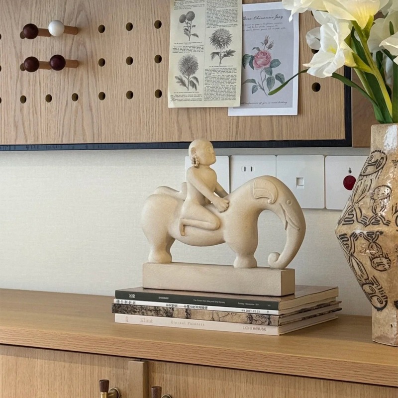 منحوتة فنية تجريدية إبداعية لش - مراجعة Art Craft Elephant وسعره