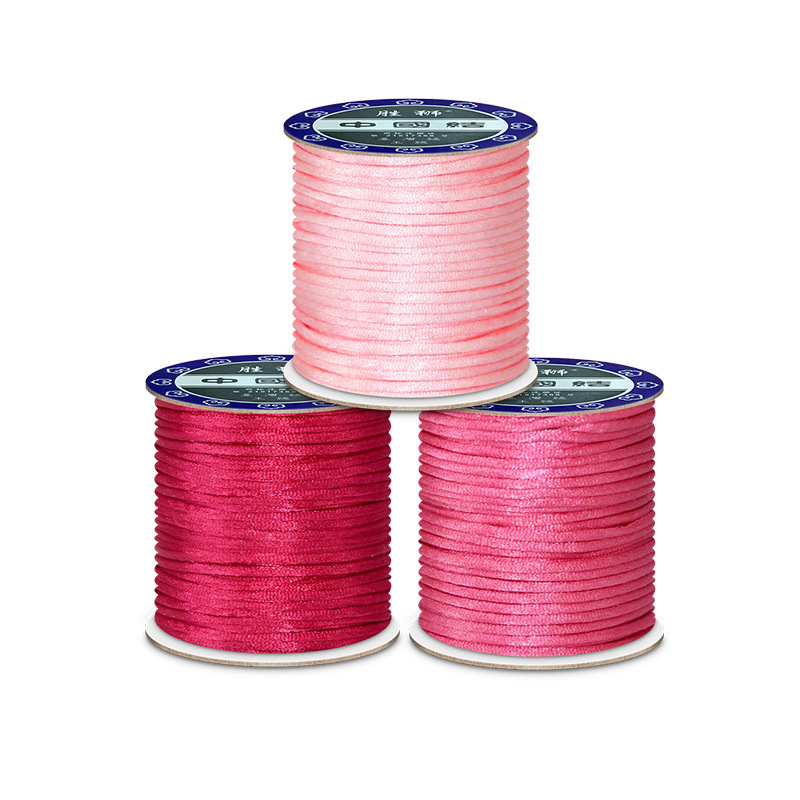 خيط حبل نايلون أحمر للسوار ، خ - مراجعة Macrame Cord Cotton وسعره