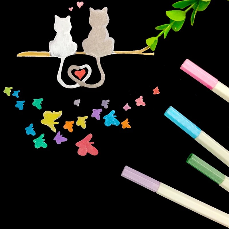 12 قطعة من الأقلام المعدنية ال - مراجعة Art Craft Stationery وسعره