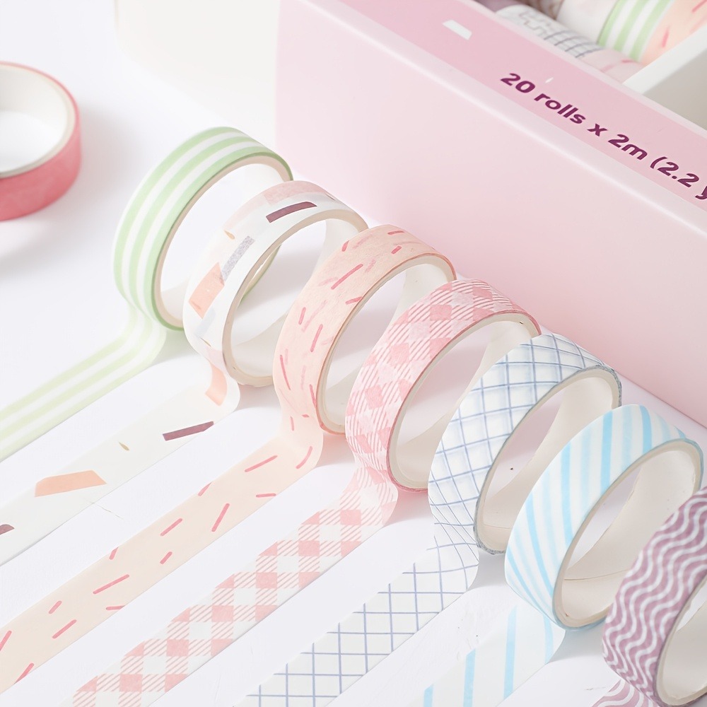 20 لفة من شريط الماكارون، عرض  - مراجعة Art Craft Stationery وسعره