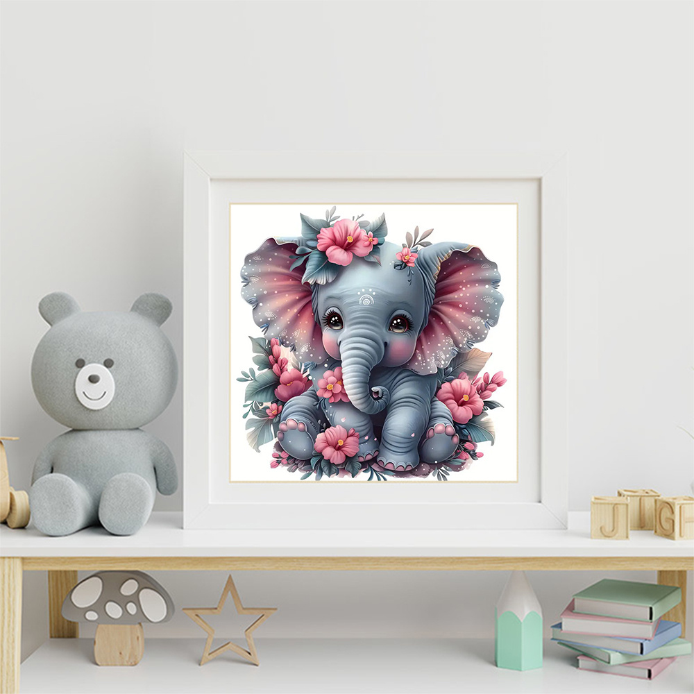 لوحة ماسية ، فسيفساء فيل ، تطر - مراجعة Art Craft Elephant وسعره