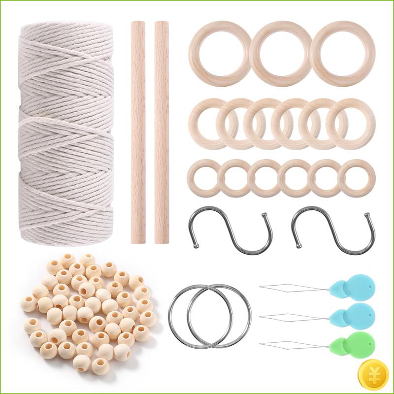 حبل قطن مكرامية 3 مللي متر مع  - مراجعة Macrame Cord Cotton وسعره