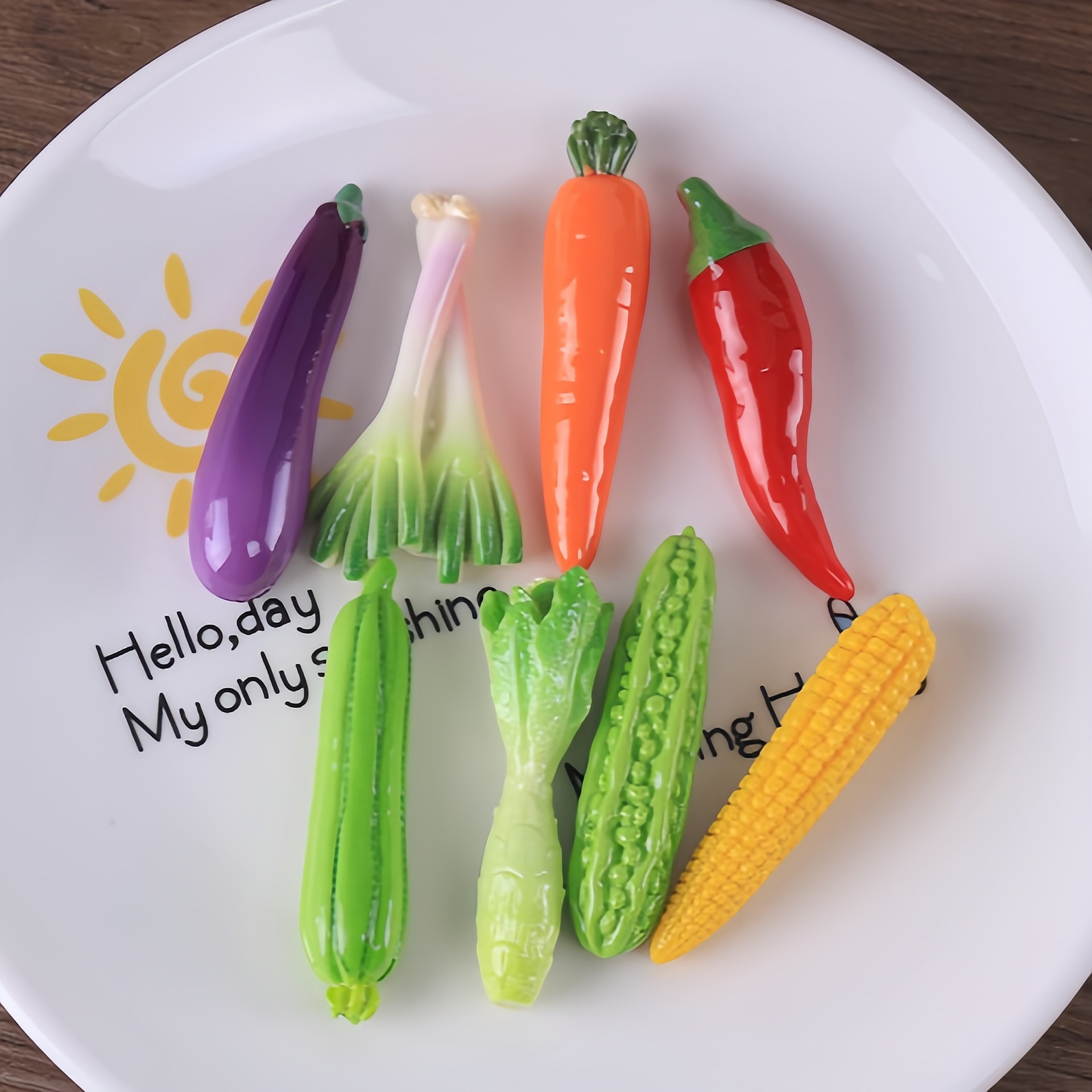 10 قطع من الزينة الاصطناعية عل - مراجعة Art And Craft Vegetable وسعره
