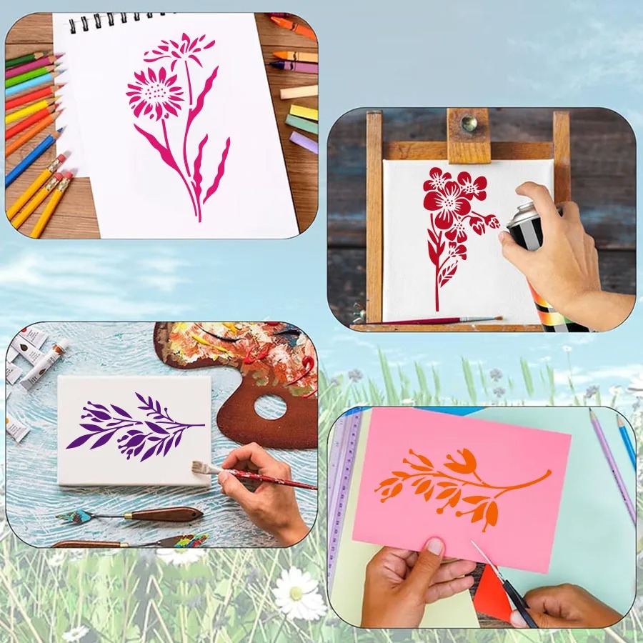 18 قطعة من قوالب الرسم القابلة - مراجعة Art Craft Template وسعره
