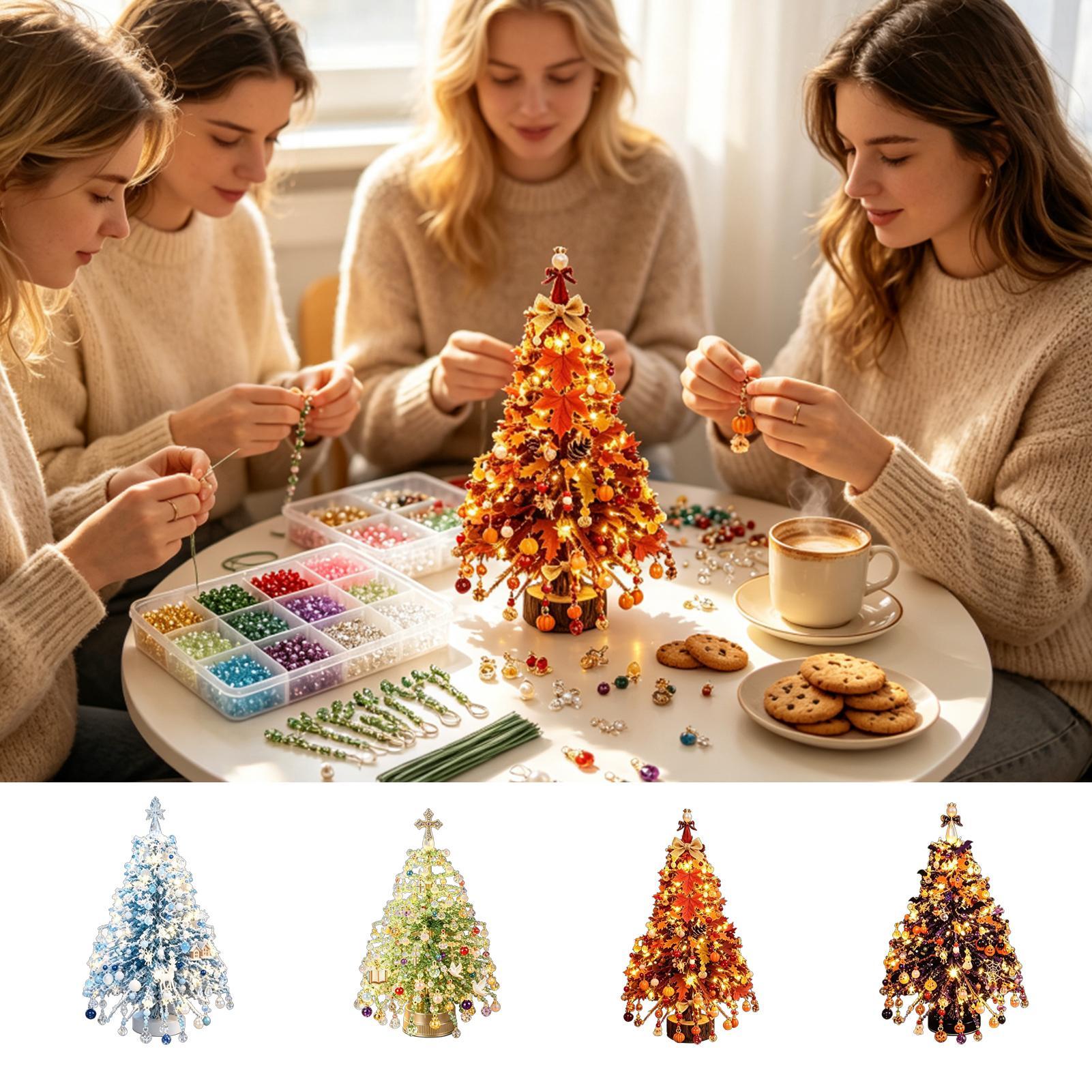 طقم شجرة عيد الميلاد المزينة ب - مراجعة Art Craft Christmas Tree وسعره