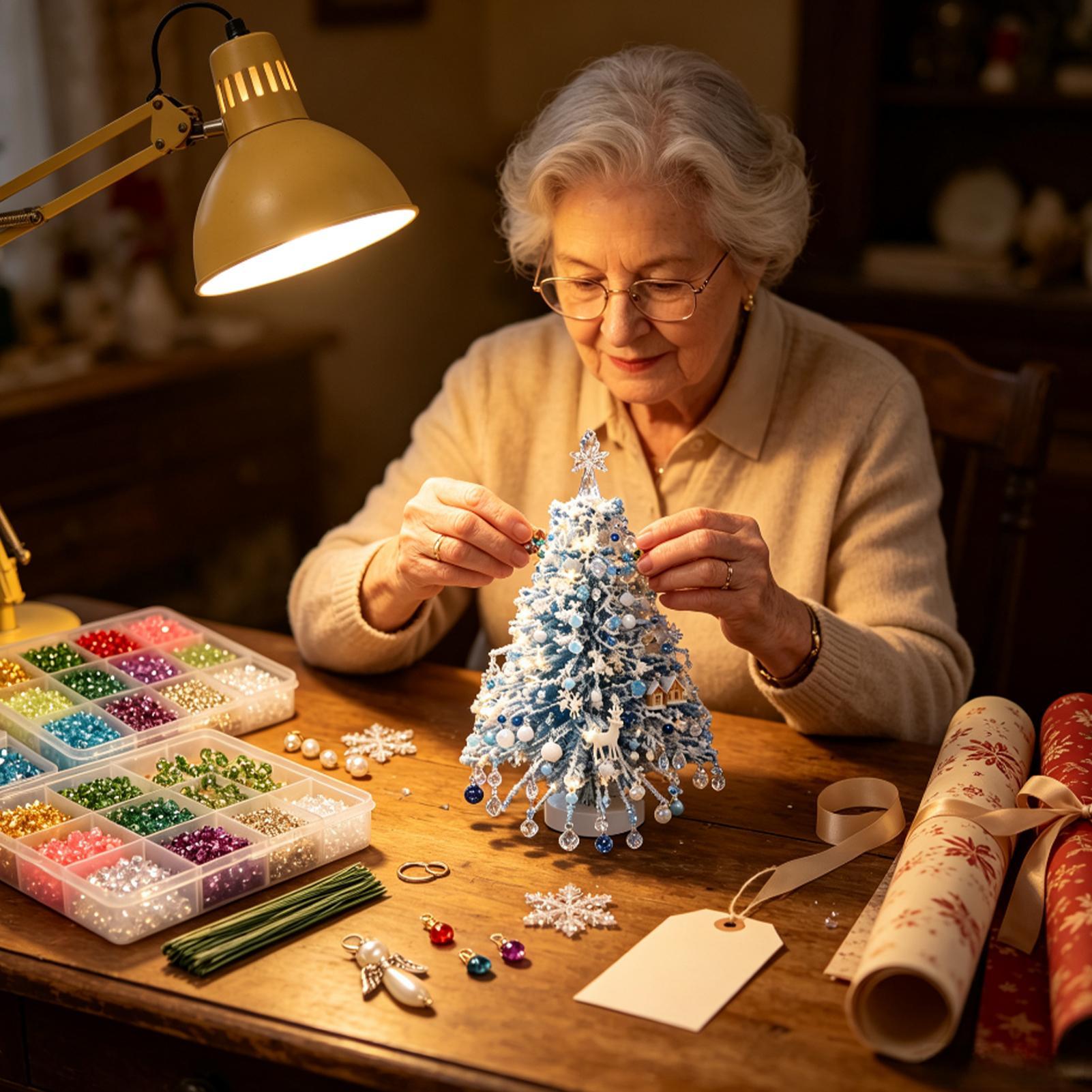 طقم شجرة عيد الميلاد المزينة ب - مراجعة Art Craft Christmas Tree وسعره