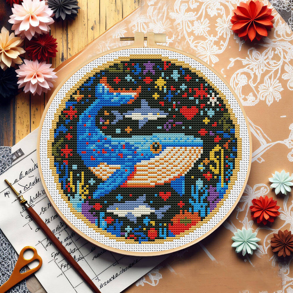 DIY بها بنفسك عبر غرزة الحوت ا - مراجعة Art Craft And Cloth وسعره