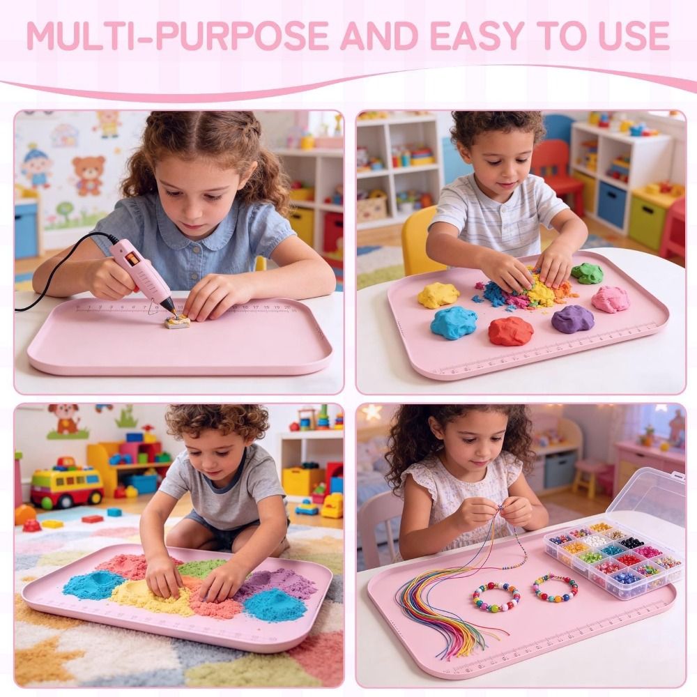 بساط رسم سيليكوني محمول كبير،  - مراجعة Art Craft Clay وسعره