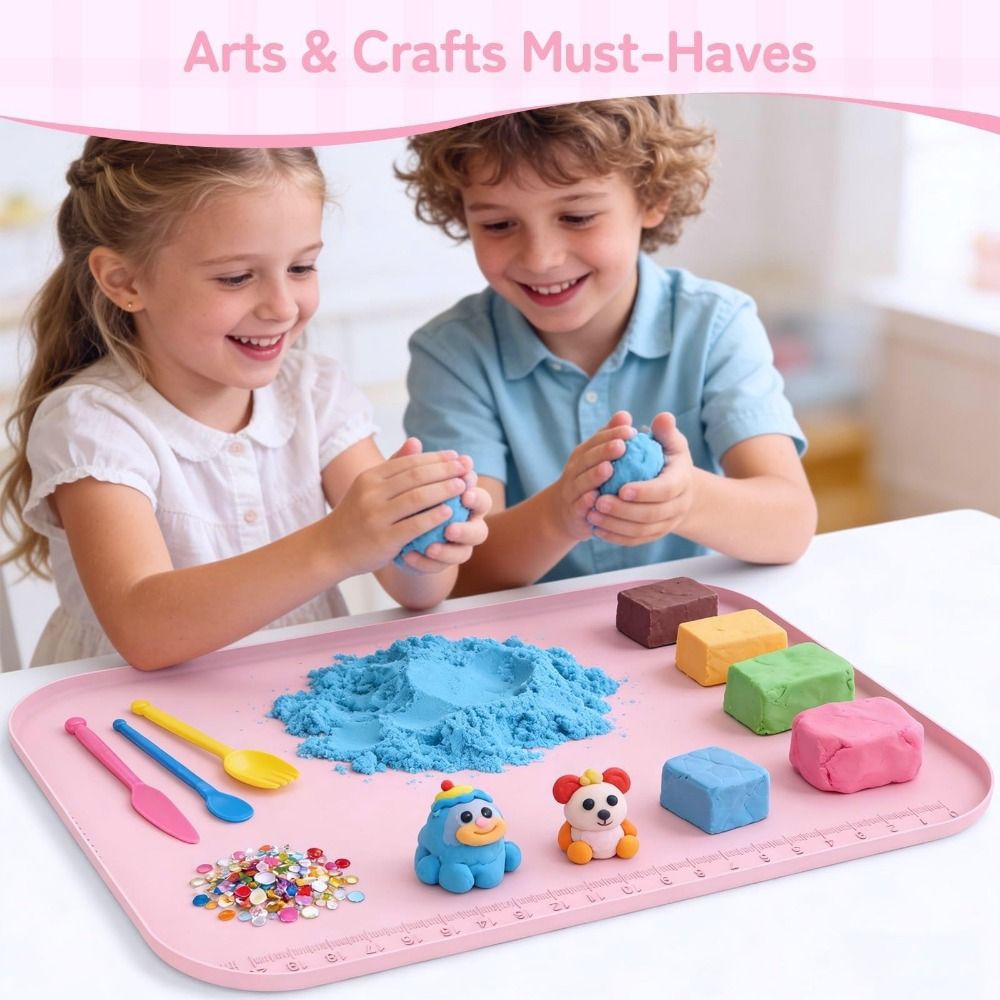 بساط رسم سيليكوني محمول كبير،  - مراجعة Art Craft Clay وسعره