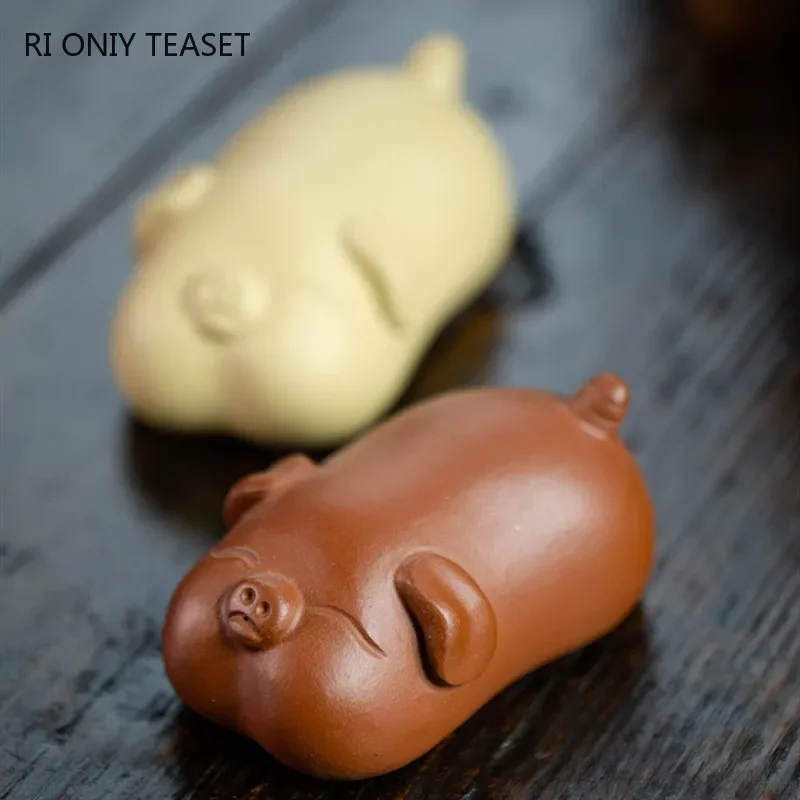 Yixing اليدوية لطيف خنزير تمثا - مراجعة Art Craft Clay وسعره