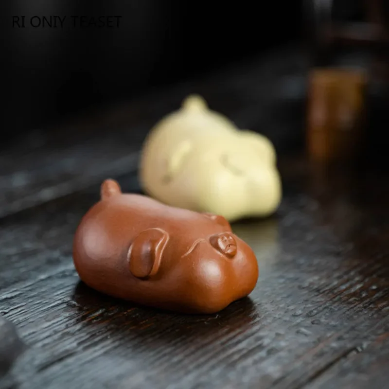 Yixing اليدوية لطيف خنزير تمثا - مراجعة Art Craft Clay وسعره