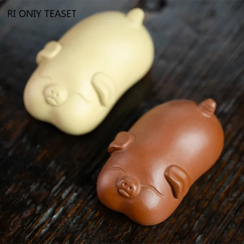 Yixing اليدوية لطيف خنزير تمثا - مراجعة Art Craft Clay وسعره