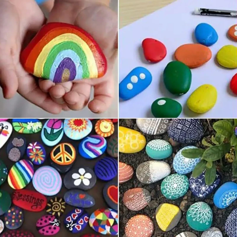 مجموعة طلاء الصخور DIY السائبة - مراجعة Art Craft Project وسعره
