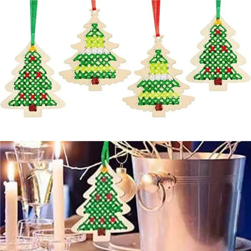 طقم تطريز خشبي عالي الجودة مكو - مراجعة Art Craft Christmas Tree وسعره