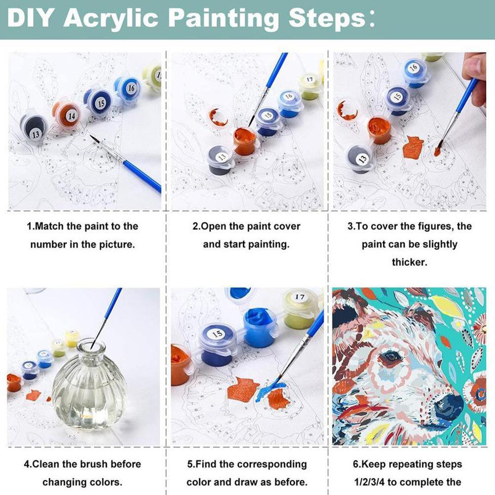 طقم رسم بالأرقام للكبار والأطف - مراجعة Art Craft And Cloth وسعره