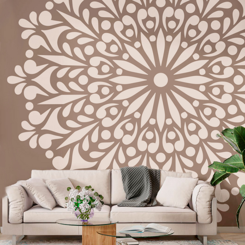 ماندالا لوحة كبيرة استنسل قطره - مراجعة Art Craft Template وسعره