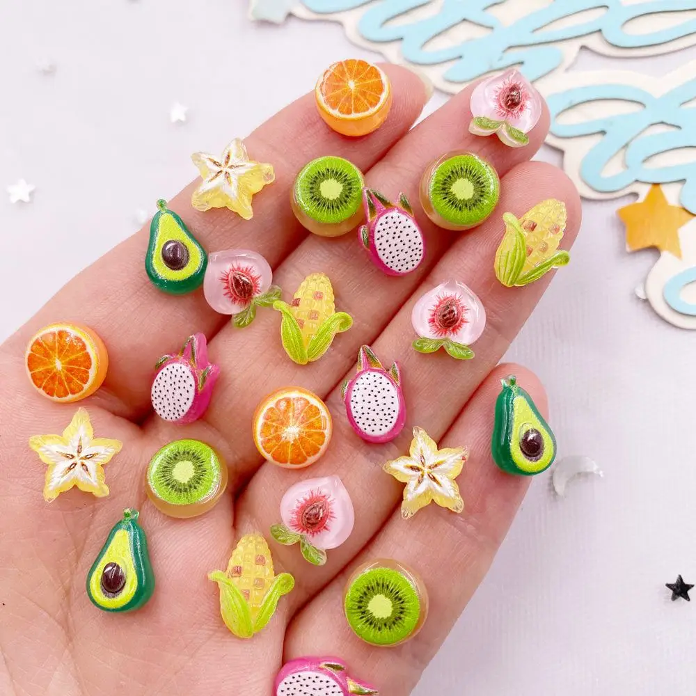 50 قطعة الراتنج لطيف صغير ملون - مراجعة Art And Craft Vegetable وسعره