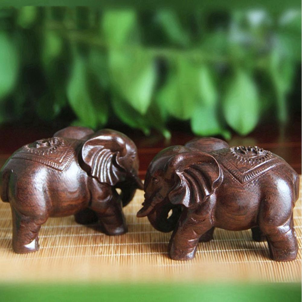 التماثيل الخشبية الفيل الديكور - مراجعة Art Craft Elephant وسعره